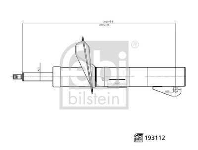FEBI BILSTEIN 193112 Süspansiyon Sistemi Amortisör - FORD TOURNEO CONNECT uyumlu