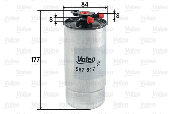 VALEO 587517 Yakıt Sistemi Yakıt Filtresi - BMW 7 (E38) uyumlu