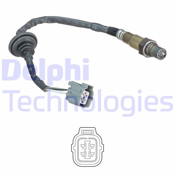 DELPHI ES20637-12B1 Emme & Egzoz Sistemi Egzoz Sensörleri - HONDA JAZZ II (GD_, GE3, GE2) uyumlu