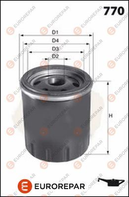 EUROREPAR 1667441880 Motor Yağ Filtresi - ISUZU TROOPER I (UBS) uyumlu