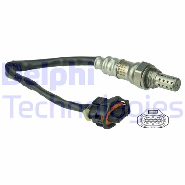 DELPHI ES20526-12B1 Emme & Egzoz Sistemi Egzoz Sensörleri - OPEL ASTRA J Sports Tourer (P10) uyumlu