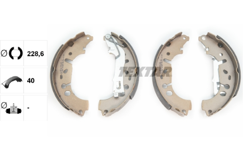 TEXTAR 91065400 Fren Sistemleri Fren Pabucu - OPEL CORSA D (S07) uyumlu