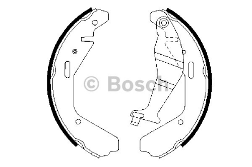 BOSCH 0 986 487 707 Fren Sistemleri Fren Pabucu - OPEL AGILA A (H00) uyumlu