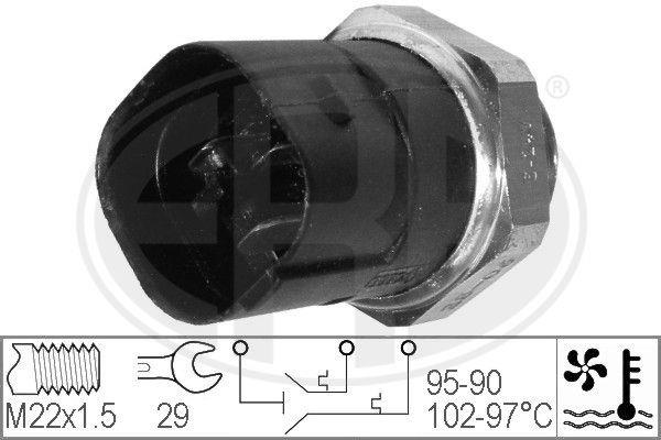 ERA 330280 Soğutma Sistemi Kontrol Ünitesi - VW POLO II (86C, 80) uyumlu