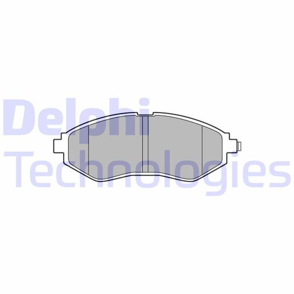 DELPHI LP3594 Fren Sistemleri Fren Balatası - CHEVROLET AVEO / KALOS Sedan (T250, T255) uyumlu