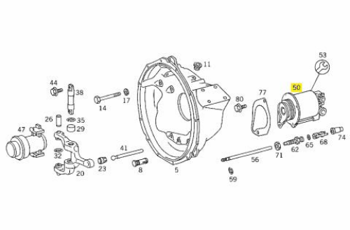 Debriyaj Merkezi - MERCEDES ORIJINAL - A0002951518 Ürün Görseli