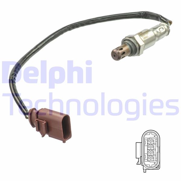 DELPHI ES21187-12B1 Emme & Egzoz Sistemi Egzoz Sensörleri - VW GOLF V (1K1) uyumlu