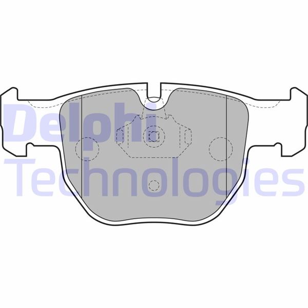 DELPHI LP1863 Fren Sistemleri Fren Balatası - LAND ROVER DISCOVERY II (L318) uyumlu