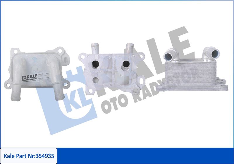 KALE OTO RADYATÖR 354935 Motor Yağ Soğutucusu - RENAULT MEGANE III Coupe (DZ0/1_) uyumlu