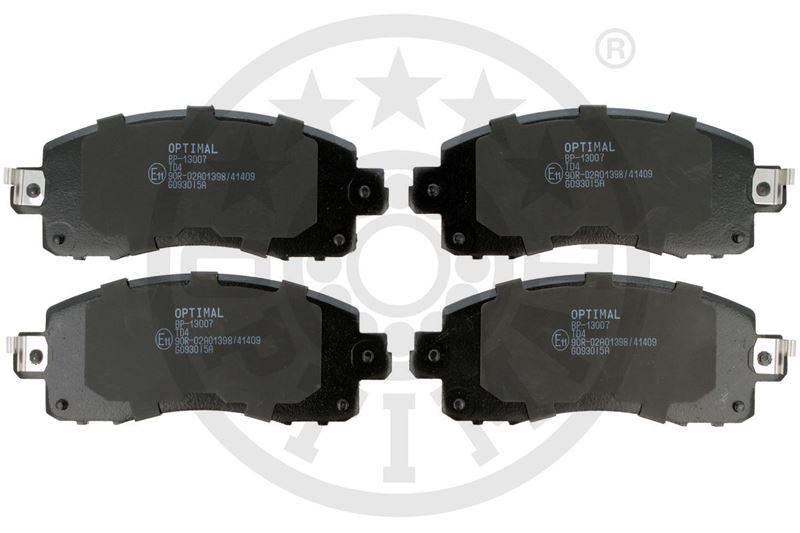 OPTIMAL BP-13007 Fren Sistemleri Fren Balatası - SUBARU XV (GT) uyumlu
