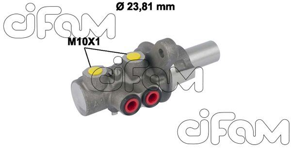 CIFAM 202-780 Fren Sistemleri Ana Fren Merkezi - FIAT DOBLO Cargo (263_) uyumlu