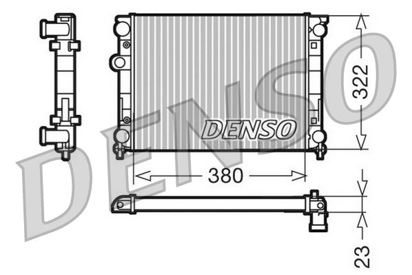 DENSO DRM99001 Soğutma Sistemi Su Soğutucu & Parçaları - LIGIER NOVA uyumlu