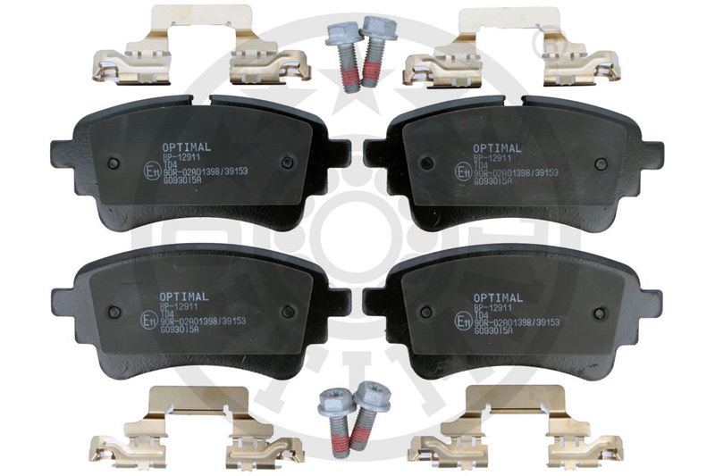OPTIMAL BP-12911 Fren Sistemleri Fren Balatası - AUDI Q7 (4MB, 4MG, 4MQ) uyumlu