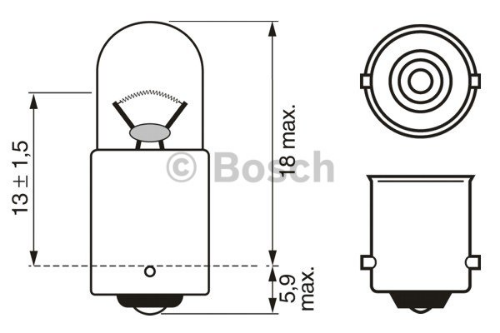 BOSCH 1 987 302 508 Farlar & Aydınlatma Ampuller