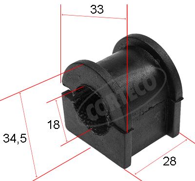 CORTECO 80000450 Süspansiyon Sistemi Stabilizatör - FORD MONDEO I (GBP) uyumlu