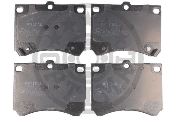 OPTIMAL BP-09669 Fren Sistemleri Fren Balatası - MAZDA MX-3 (EC) uyumlu