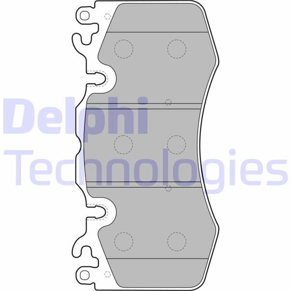DELPHI LP2187 Fren Sistemleri Fren Balatası - LAND ROVER RANGE ROVER SPORT I (L320) uyumlu