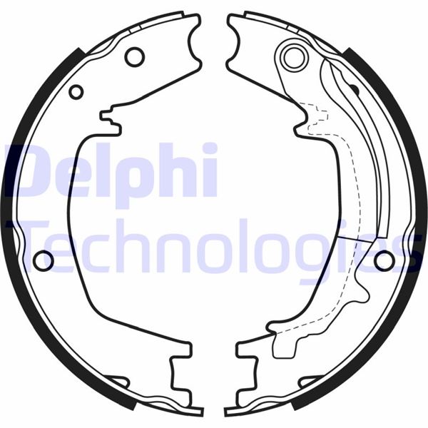 DELPHI LS1985 Fren Sistemleri Fren Pabucu - HYUNDAI LANTRA I (J-1) uyumlu