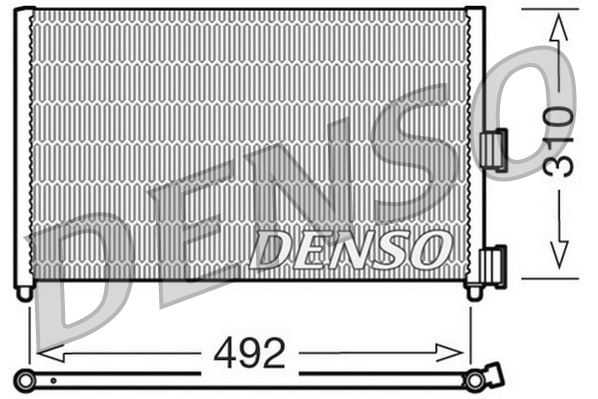 DENSO DCN09071 İklimlendirme Sistemi Klima Radyatörü - LANCIA MUSA (350_) uyumlu