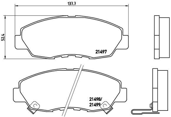 VALEO 670788 Fren Sistemleri Fren Balatası - HONDA ACCORD IV (CB) uyumlu