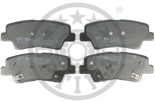 OPTIMAL BP-12560 Fren Sistemleri Fren Balatası - KIA SOUL I (AM) uyumlu