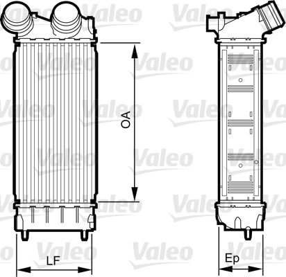 VALEO 818226 Motor Turbo Radyatörü - CITROËN C4 II (NC_) uyumlu