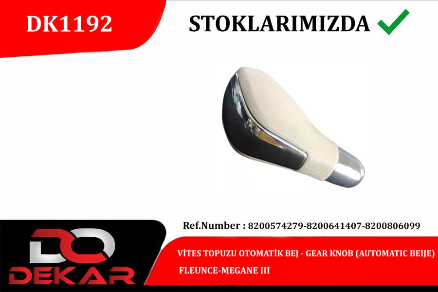 Vites Topuzu - DEKAR - DK1192 Ürün Görseli