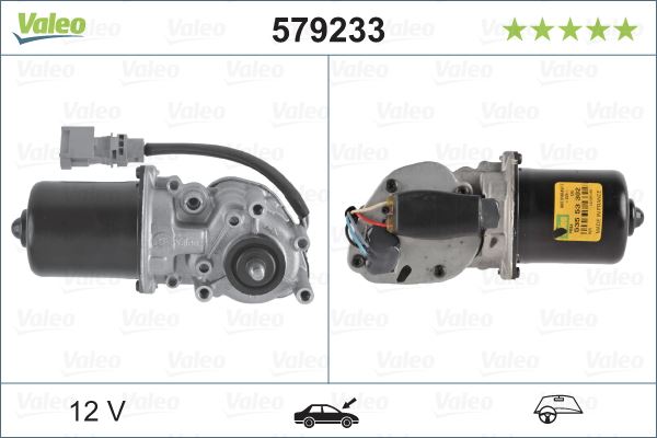 VALEO 579233 Kaporta & Gövde Parçaları Cam Silecek Mekanizması - RENAULT LAGUNA I (B56_, 556_) uyumlu