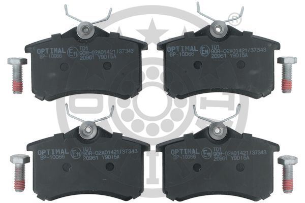 OPTIMAL BP-10066 Fren Sistemleri Fren Balatası - CITROËN C4 II (NC_) uyumlu