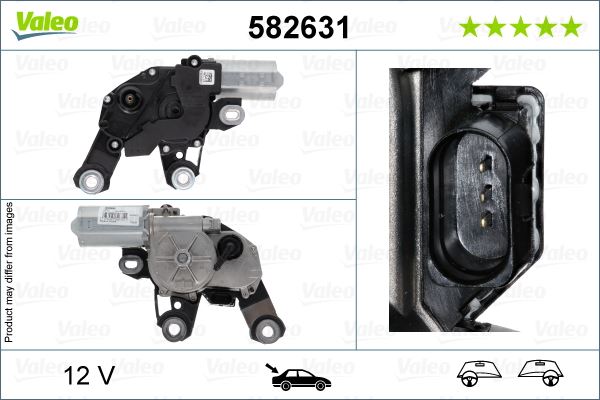 VALEO 582631 Kaporta & Gövde Parçaları Cam Silecek Mekanizması - AUDI Q8 (4MN, 4MT) uyumlu