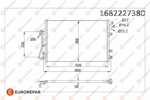 EUROREPAR 1682227380 Diğer Diğer Donanım & Parçalar - NISSAN KUBISTAR Panelvan/Van (X76) uyumlu