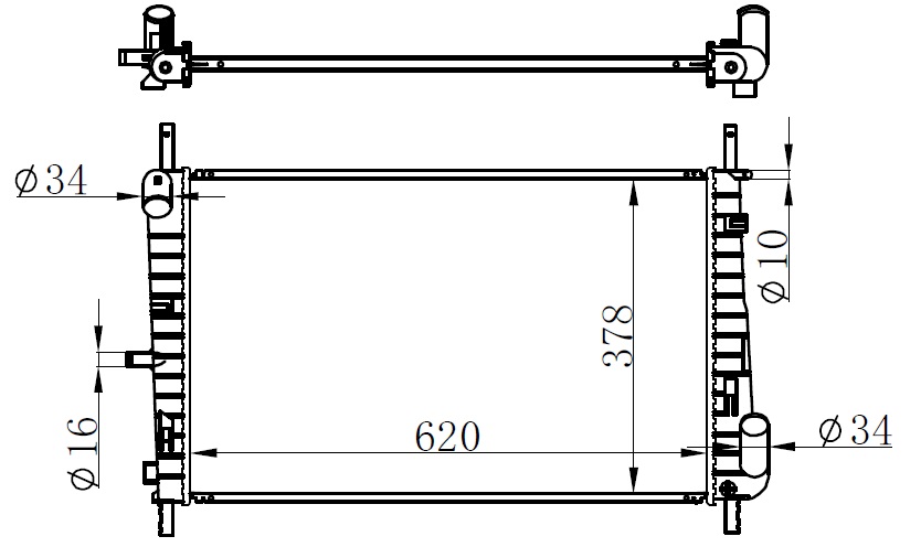 Su Radyatörü - BFR079026 Ürün Görseli