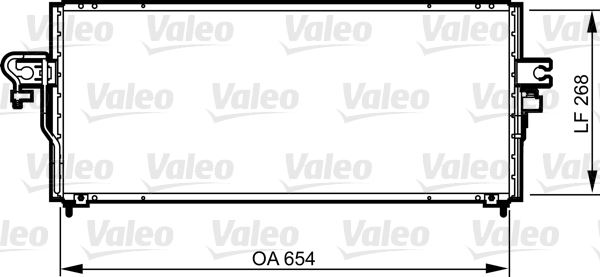 VALEO 817794 İklimlendirme Sistemi Klima Radyatörü - NISSAN ALMERA I Hatchback (N15) uyumlu