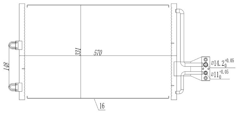 Klima Radyatörü - CCI934016 Ürün Görseli