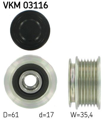 SKF VKM 03116 Elektrik Sistemi Alternatör - VW PASSAT B7 (362) uyumlu
