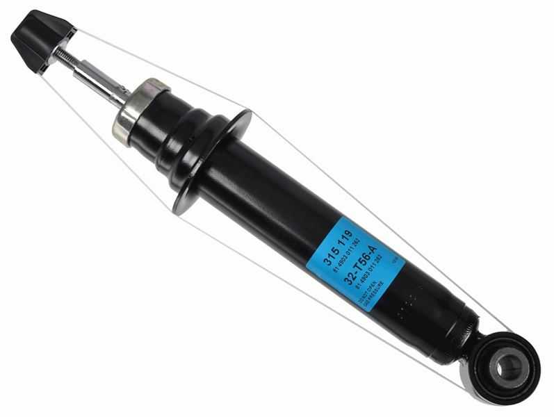 SACHS 315 119 Süspansiyon Sistemi Amortisör - CITROËN C5 III (RD_) uyumlu
