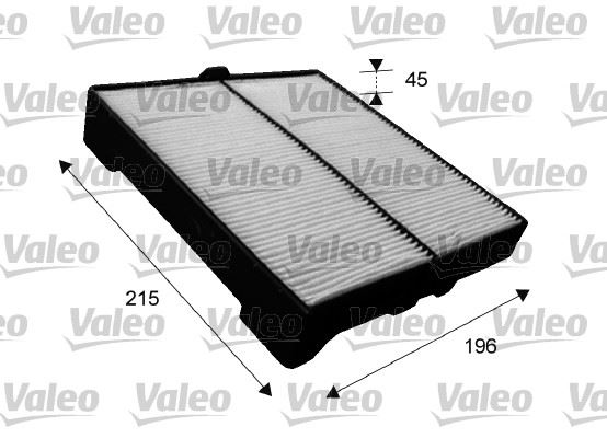 VALEO 715651 İklimlendirme Sistemi Polen Filtresi - INFINITI G Sedan uyumlu