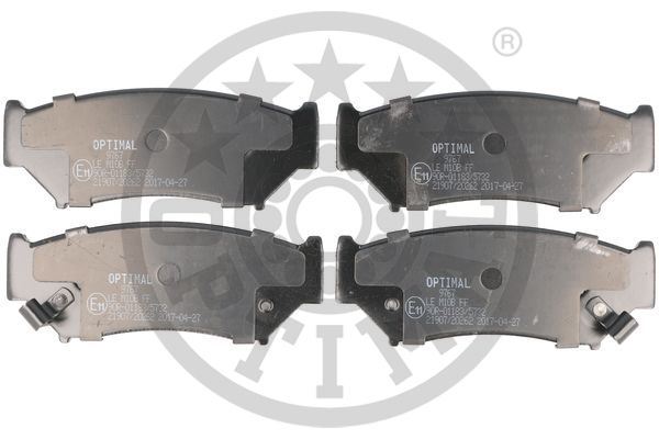 OPTIMAL BP-09767 Fren Sistemleri Fren Balatası - SUZUKI GRAND VITARA I (FT, HT) uyumlu