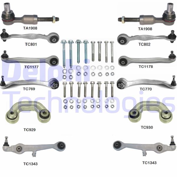 DELPHI TC1900KIT Süspansiyon Sistemi Bugi Kolu - AUDI A6 C5 (4B2, 4B4) uyumlu