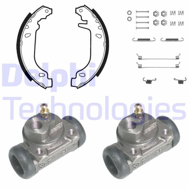 DELPHI KP827 Fren Sistemleri Fren Pabucu - RENAULT SUPER 5 (B/C40_) uyumlu
