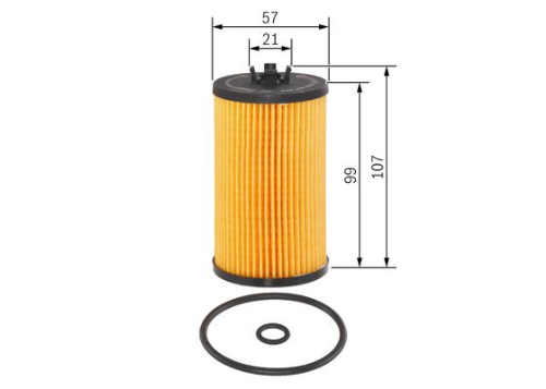 BOSCH F 026 407 074 Motor Yağ Filtresi - VAUXHALL ZAFIRA Mk III (P12) uyumlu
