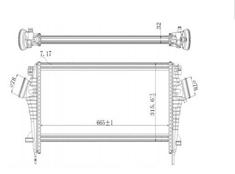Turbo Radyatörü - IOP520032 Ürün Görseli