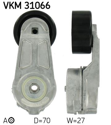 SKF VKM 31066 Motor Kayış Gergisi - VW LT 28-46 II Panelvan/Van (2DA, 2DD, 2DH) uyumlu