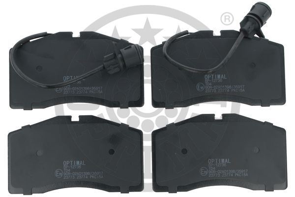 OPTIMAL BP-12736 Fren Sistemleri Fren Balatası - AUDI A8 D2 (4D2, 4D8) uyumlu
