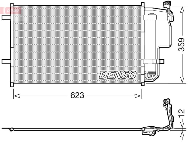 DENSO DCN44011 İklimlendirme Sistemi Klima Radyatörü - MAZDA 3 Sedan (BL) uyumlu