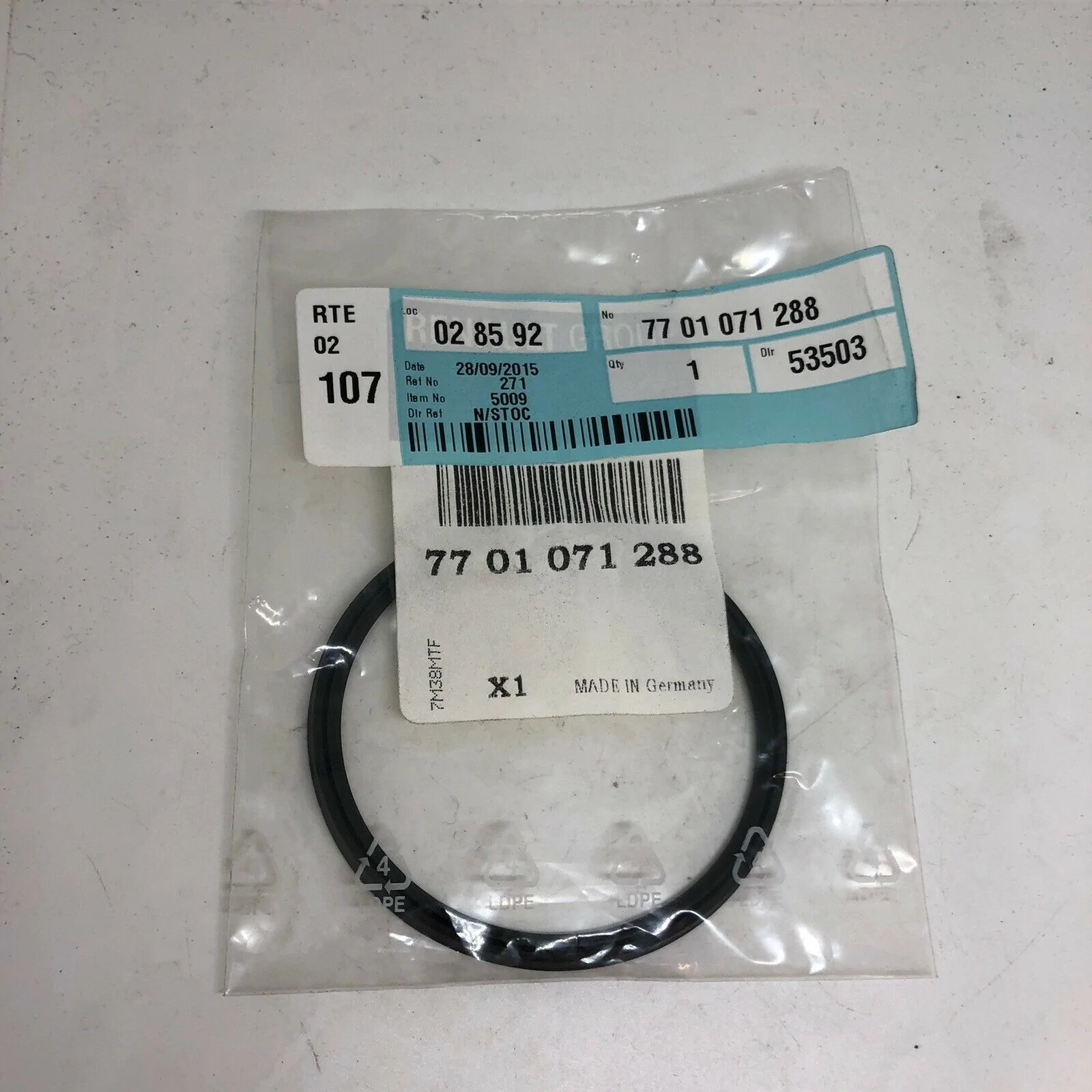 Filtre Boğaz Contası - RENAULT ORIJINAL - 7701071288 Ürün Görseli