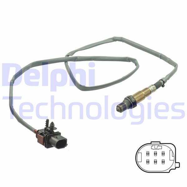 DELPHI ES21101-12B1 Emme & Egzoz Sistemi Egzoz Sensörleri - SEAT LEON ST (5F8) uyumlu