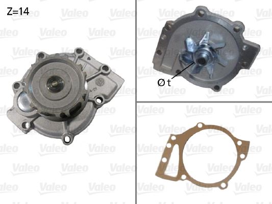 VALEO 506588 Motor Devirdaim - VOLVO 960 II (964) uyumlu