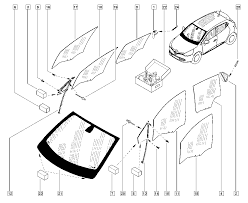 Küstod Camı - RENAULT ORIJINAL - 833070172R