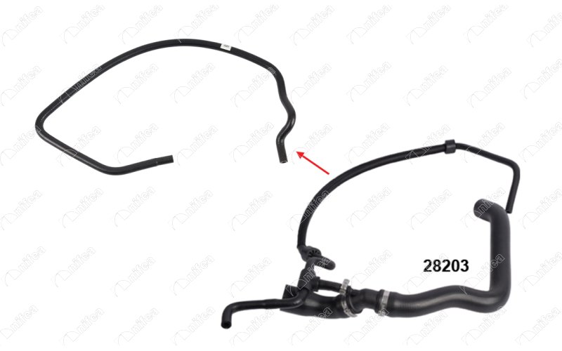 NIFEA 28162 Soğutma Sistemi Soğutma Hortumları & Bağlantıları - VW LT 28-35 II Minibüs/Otobüs (2DB, 2DE, 2DK) uyumlu
